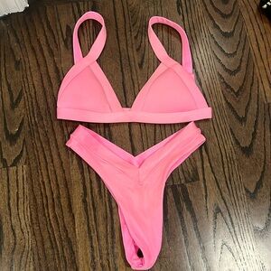 Pretty pink One One Swimwear bikini
